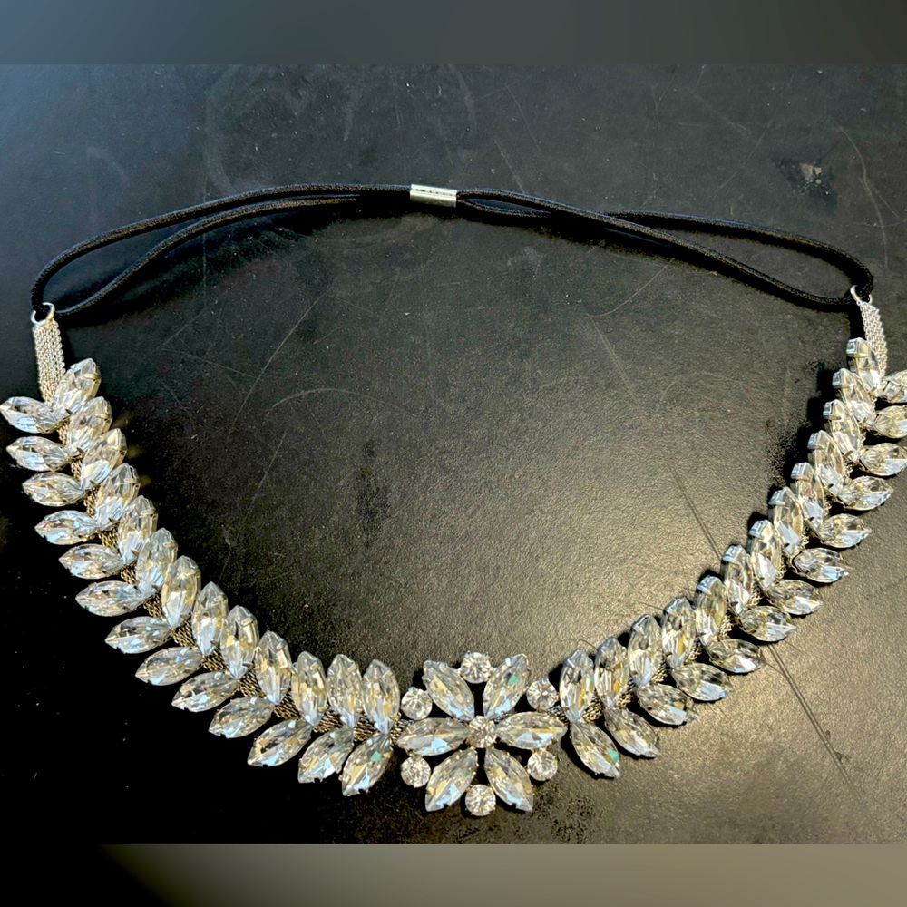 Crystal wedding headband